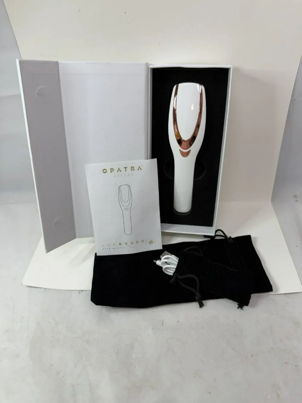 UNUSED Opatra Lux Brush Hair Scalp Treatment Vibrating Technology Red Blue Light